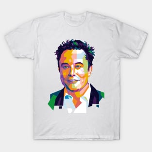 Elon Musk Popart Uncurve T-Shirt